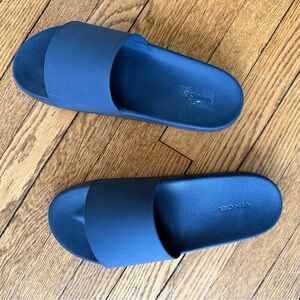 Vince Black Slide Sandals- Size 12 - NWOB